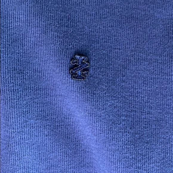 Izod preppy Men’s Navy blue Half Zip Pull Over Sweater Large - Picture 4 of 7
